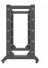 Lanberg Stojak Open Rack 22U 600x800mm czarny